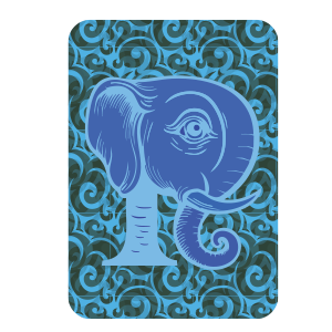 Illustrated cap sticker 3